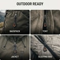 thumbnail image 6 of JOINJOYQUE 12 Pack Reflective Zipper Pull Replacement, Zipper Extender for Backpacks, Jackets, Luggage and Outdoor Gear, 6 of 6