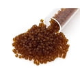 thumbnail image 3 of Miyuki Delica Seed Bead 11/0 Transparent Dark Amber, 3 of 4