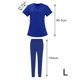 thumbnail image 3 of Enfermería Scrub Set Top Pantalones Transpirable Trabajo Uniforme para Enfermera Yoga Jogger, 3 of 5