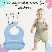 BrushinBella Baby Feeding Supplies - Complete Baby Feeding Set with Baby Plate, Baby Spoons First Stage, Silicone Bib and Snack Cup - Infant Eating Utensils and Baby Bowl with Suction