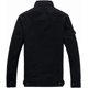 thumbnail image 2 of Chaqueta polar de invierno para hombre, cálida, de algodón grueso y militar, con cuello alto y carga, 2 of 5