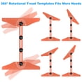 thumbnail image 3 of Unique Bargains Stair Tread Template Tool Adjustable Length for Stair Treads, Orange, 3 of 8