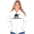 thumbnail image 4 of Always Late Worth Wait Funny Turtle Unisex Fleece Graphic Zip Up Hoodie Brisco Brands 4X, 4 of 5