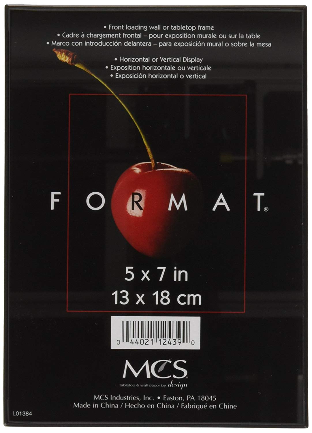 MCS 5x7 Inch Format Frame 12-pack Black 65472 for sale online