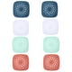 thumbnail image 1 of Kearding Prácticas cubiertas de drenaje de ducha Colador de fregadero de baño reutilizable Desagüe de bañera Colector de cabello Colador de Accesorios de baño 8 piezas Kearding HA026334-01, 1 of 1