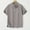c01Gray, variant on (M-5XL) Plus Size Button Up Henley Shirts Short Sleeve Lightweight Summer Cotton Dress T Shirt Tees Tops One Pocket Black M