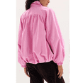 thumbnail image 2 of PUWEI Women's Chelsea Funnel-Neck Casual Jacket Oversized Zip Up Bomber Jacket with Pockets, 2 of 7
