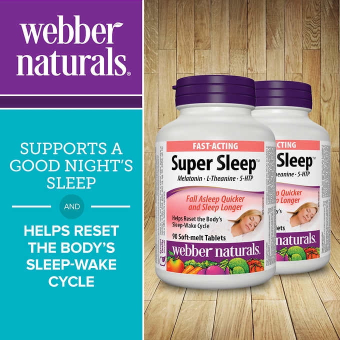 webber naturals Super Sleep 2 x 90 Soft Melt Tablets Walmart Canada webber naturals Super Sleep 2 x 90 Soft Melt Tablets Walmart Canada