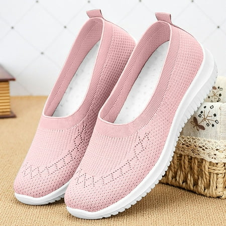 

Up to 30% off Zanvin Women s Fashion Sneakers Clearance Casual Work Shoes Non Slip Running Shoes Athletic Sneakers Thick Soled Sports Walking Shoes Pink Size 7.5