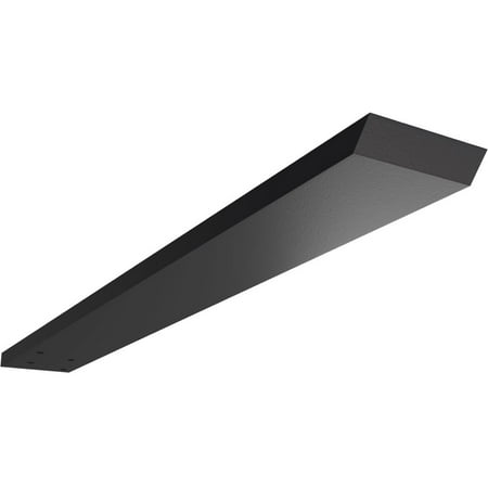 

Ekena Millwork 2 1/2 W x 20 D Hidden Floating Steel Heavy Duty Bracket Powder Coated Black
