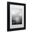 thumbnail image 3 of Trademark Fine Art "Golden Gate and Birds" Canvas Art by Moises Levy White Matte, Black Frame, 3 of 5