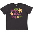 thumbnail image 3 of Inktastic Happy Mothers Day with flowers Youth T-Shirt, 3 of 5