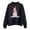 Black, variant on Christmas Sweatshirts for Women Long Sleeve Crewneck Casual Funny Snowman Graphic Sweatshirt Pullover Tops