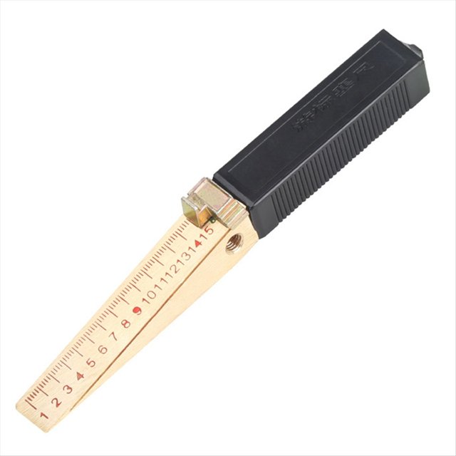 0.2mm Wedge Shaped Vernier Feeler Gauge Inspection Flatness Measuring Tool for House Engineering