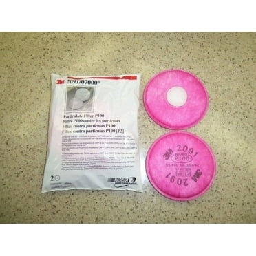 3M 2091 P100 Particulate Filter, 3 Pairs
