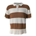 thumbnail image 4 of Mens Shirts Under $10 Men's Knit Sweaters Short Sleeve Pullover Tops Casual Sweater, 4 of 5