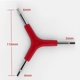 thumbnail image 3 of Typpkmm Y-Shaped 3 Way Hex Wrench with Inner Hexagon Spanner 4/5/ for 6mm, 3 of 7