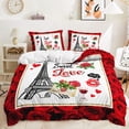 thumbnail image 1 of Hosima 3-piece 3D Digital Printing Duvet Cover Full Size Multi Element Pattern Children's and Adult Bedding Series,DKC33-King, 1 of 7