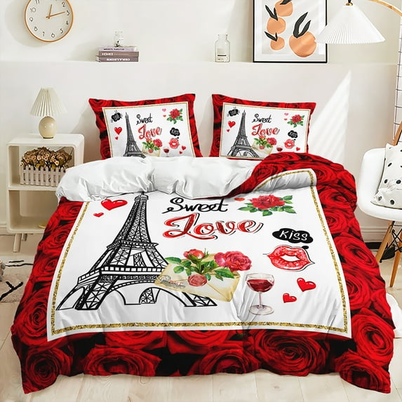 Hosima 3-piece 3D Digital Printing Duvet Cover Full Size Multi Element Pattern Children's and Adult Bedding Series,DKC33-King