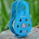 thumbnail image 3 of Poulie pivotante simple robuste en alliage d'aluminium 26 kN pour corde de 12 mm (bleu), 3 of 4