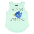 thumbnail image 3 of Disney Girl's Finding Nemo Dory Keep On Swimming Kids Sleeveless Tank Top, 3 of 7