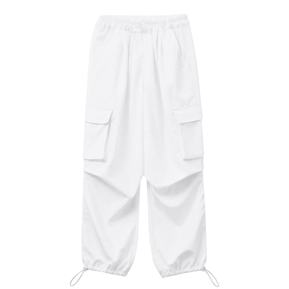 Girls Baggy Cargo Pants Streetwear Hip Ho1 Trousers Elastic High Waist Kids Boys Y20 Casual Loose Fit Sweatpants Joggers