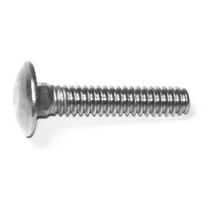 3/16-24 x 1" 18-8 Stainless Steel Coarse Thread Carriage Bolts (10 pcs.)