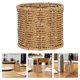 thumbnail image 1 of unbranded Soporte Para Utensilios De Cocina Con Rattan Falso Ventilado Y Cesta Ovalada Marrón, 1 of 6