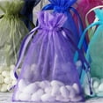 thumbnail image 5 of BalsaCircle 10 Pieces 5" x 7" Organza Favor Bags Party Favors Jewelry Pouch Candy Gift, 5 of 5