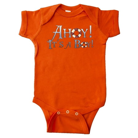 

Inktastic Ahoy It s a Boy Gift Baby Boy Bodysuit