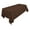 Brown, variant on Tektrum Durable 70 X 104 Inch Chocolate Color Polyester Tablecloth