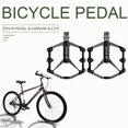 thumbnail image 4 of Bicicleta Pedales planos antideslizantes de aleación de aluminio para bicicleta de montaña Likrtyny y carretera pedales de rodamiento ensanchado piezas de Pedal de plataforma de liberación rápida 1 p, 4 of 8