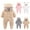 Gray, variant on XMMSWDLA Toddler Outfits Bundle Baby Clothes Winter Snowsuit Cute Bear Suit Newborn Infant Coats Toddler Bodysuits Jumpsuit for Baby Boys Girls Beige Toddler Clothes 2t-5t