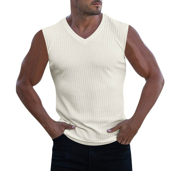 Joower Mens a Shirts Mens Tank Top Pack 3xlt Shirts for Men Big and Tall Workout Shirts for Men Sleeveless Tops for Men White Vest Mens White Tank Top