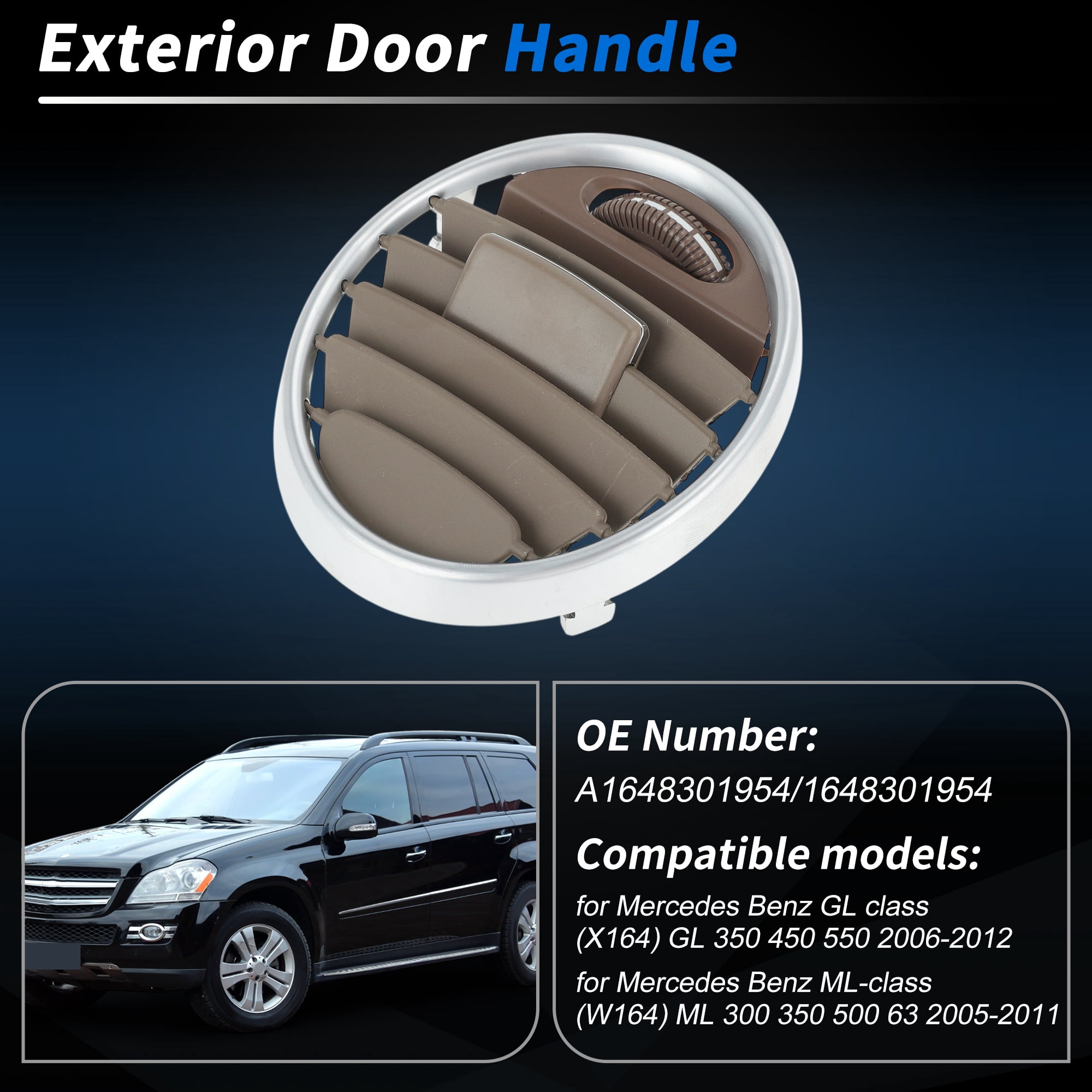 Unique Bargains AC Air Vent Grill for mercedes X164 GL GL450 W164 ML300 350 Left/Right