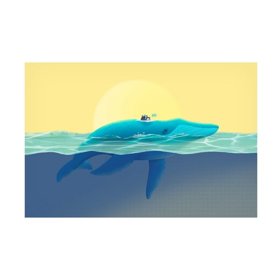 Trademark Fine Art Fadil Roze The Journey Canvas Wall Art