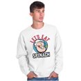 thumbnail image 5 of Popeye Let's Eat Spinach Cool Retro Sweatshirt for Men or Women Brisco Brands M, 5 of 6