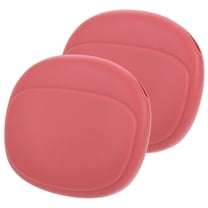 OULII Silicone Makeup Puff Applicator Pink 2Pcs 3.5x3.1x0.7In