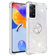 thumbnail image 2 of Funda para Xiaomi Redmi Note 11 Pro 5G/4G con Brillo Líquido Flotante, Purpurina, Parachoques y Anillo Giratorio Soporte, 2 of 5