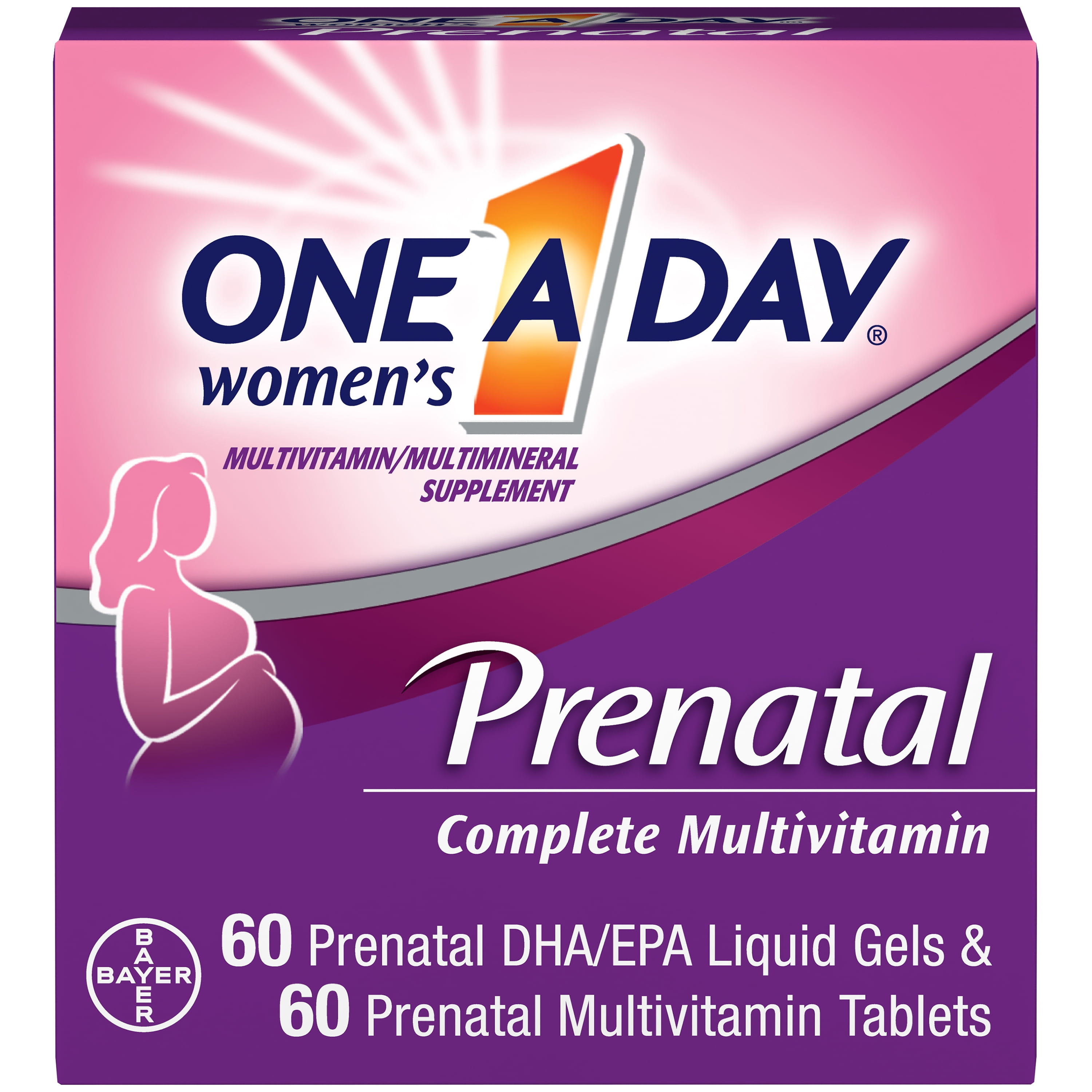 One A Day Women's Prenatal Multivitamin Two Pill Formula, Supplement