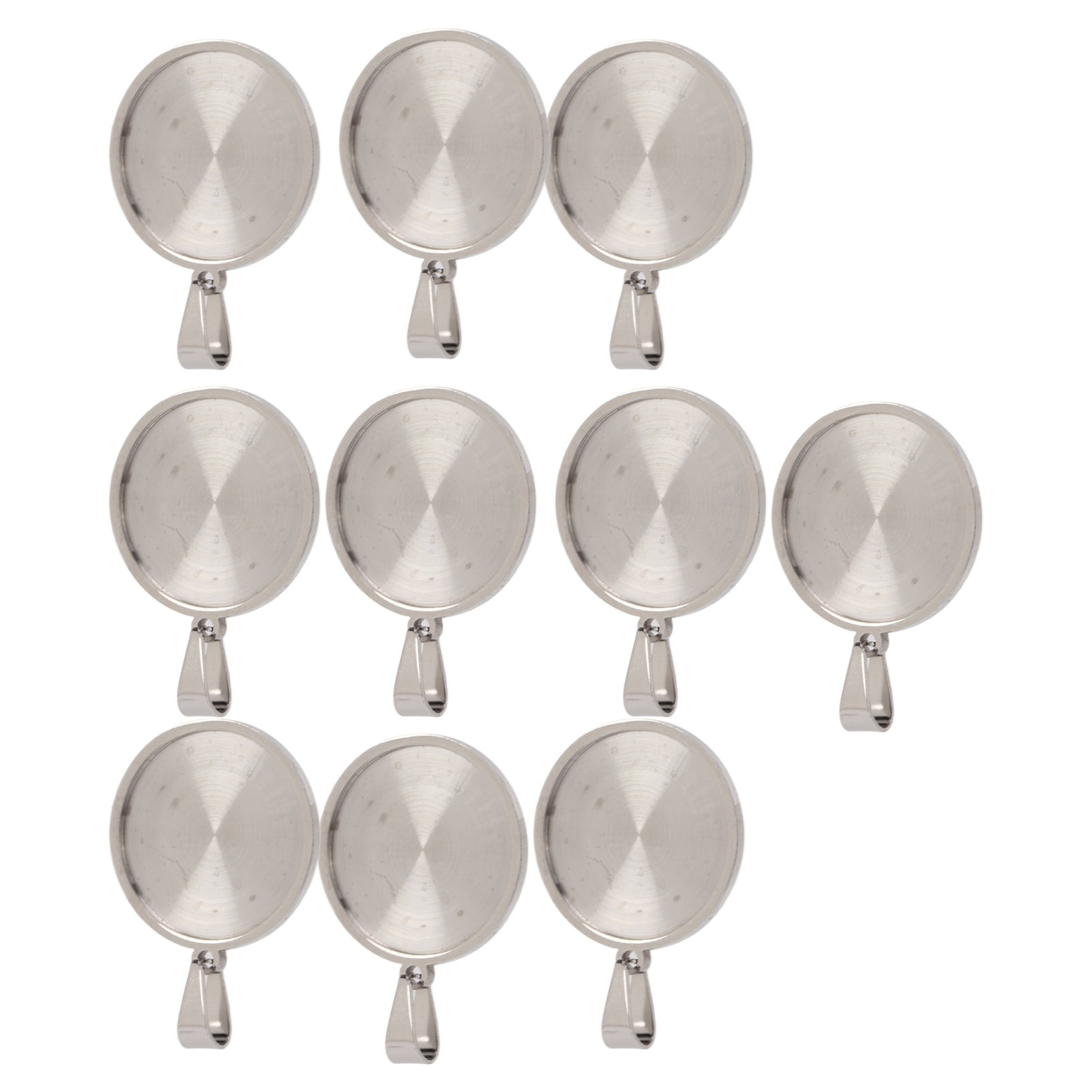 Pendant Tray, 25mm Jewelry Pendant Tray Stainless Steel Durable Safe