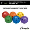 thumbnail image 5 of Champion Sports Rhino Skin Off Size 5 Soccer Ball Set, 5 of 5