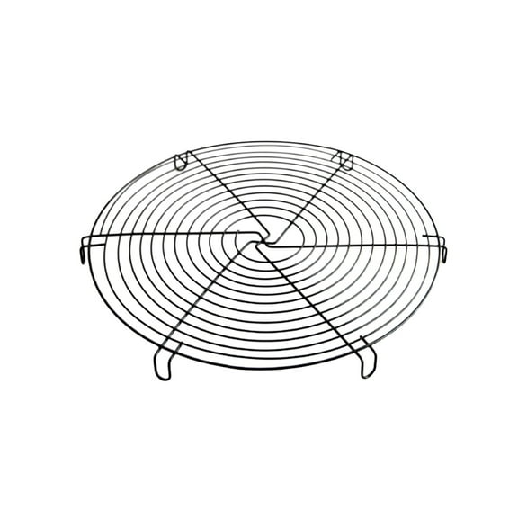 Tineasur Black Stainless Steel Round Steam Tray Cooling Rack for Pots, Kitchen Accessory, 1 Piece