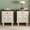 Antique White-set of 2, variant on 20.47"Vintage Nightstand with 2 Drawers and Roman Column Legs, Solid Wood Bedside End Table, Bedside Cabinet for Bedroom, Living Room (Dark blue)
