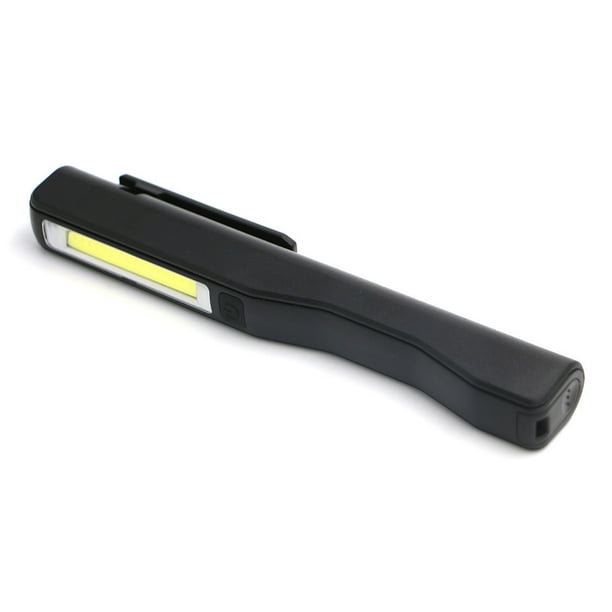 Toystoory Pluma de trabajo Luz COB LED Ajustable IPX4 Inspección a prueba de agua Linterna de trabajo Lámpara de clip de iluminación acoplable de Ropa Deportiva, Zapatos Negro Toystoory OD002462-04B
