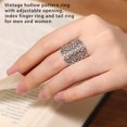 thumbnail image 4 of Anillo abierto ajustable Jumpingount Oro Plata, 4 of 6