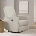 thumbnail image 4 of Evolur Raleigh Nursery Glider Recliner and Rocking Chair in Light Sand, 360° Swivel Motion, Multiple Recline Positions, Easy to Clean, FSC and Greenguard Gold Certified, 4 of 13