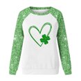 thumbnail image 4 of Qiopertar Mode Femmes Imprimé Col Rond Pull Tops Manches Longues Blouse Confortable Chandail en Molleton Offres de la Semaine Liquidation Moins de 5$ jusqu'à 90 % de Réduction, 4 of 4