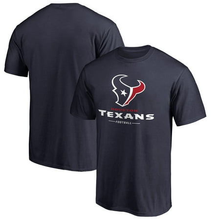 Houston Texans NFL Pro Line Team Lockup T-Shirt - Navy