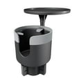 thumbnail image 2 of Portavasos para coche, bandeja expansible para botellas, tazas, barcos, coches, SUV, color gris, 2 of 9
